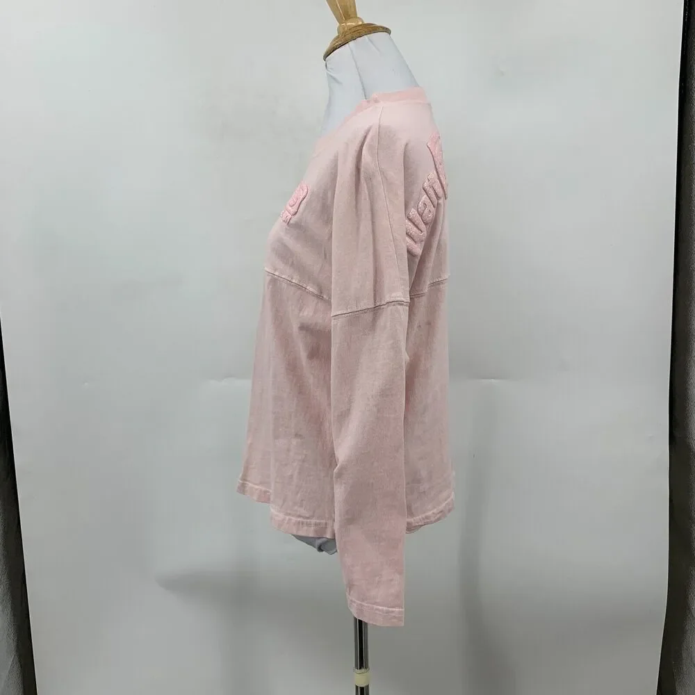 Disney Parks Walt Disney World Spirit Jersey Girls XL Pink Long Sleeve *READ